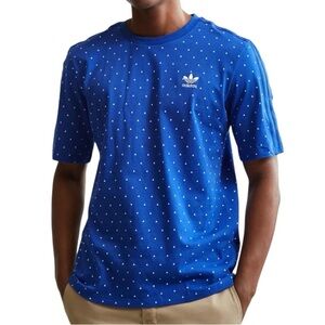 Adidas X Pharrell Williams Blue Triangle limited edition  Brand Tee sz M